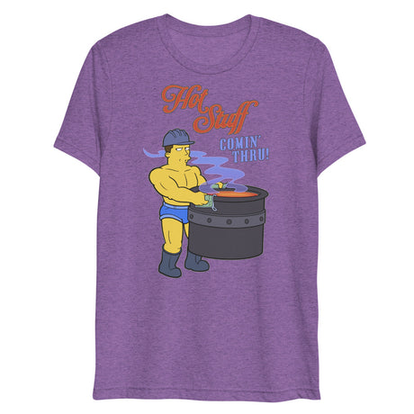 Hot Stuff Comin’ Thru (Triblend) - Purple Triblend
