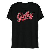 Girthy Text (Triblend) - Solid Black Triblend