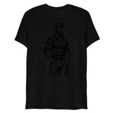 Lumbersexual (Triblend) - Solid Black Triblend