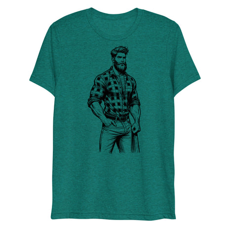 Lumbersexual (Triblend) - Teal Triblend