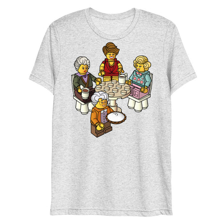 Golden Girls Blocks (Triblend) - White Fleck Triblend