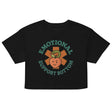 Emotional Support Bottom (Crop Top) - Black