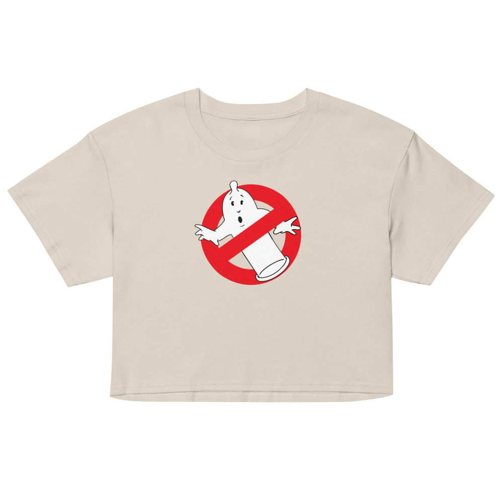 Straight Outta Condoms (Crop Top) - Bone
