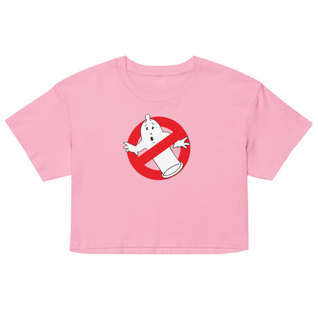 Straight Outta Condoms (Crop Top) - Bubblegum