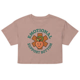 Emotional Support Bottom (Crop Top) - Hazy Pink