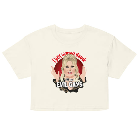 Evil Gays (Crop Top) - Natural