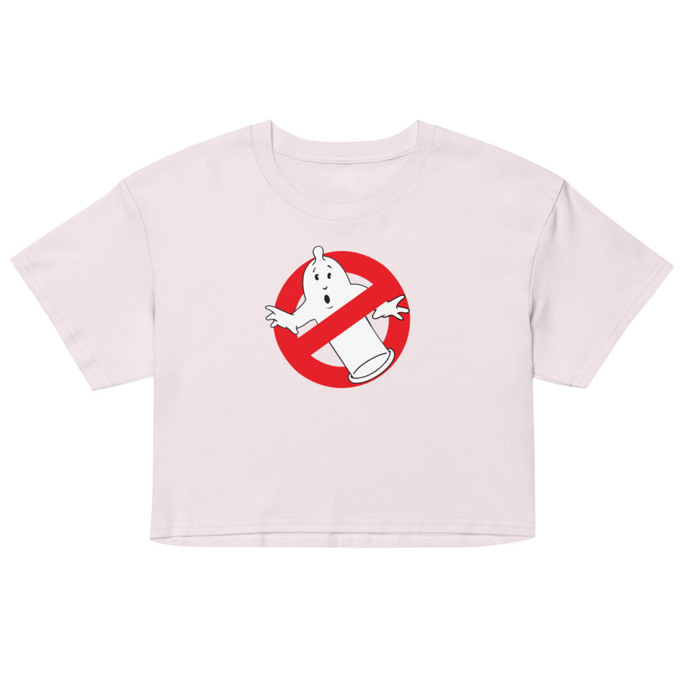 Straight Outta Condoms (Crop Top) - Orchid