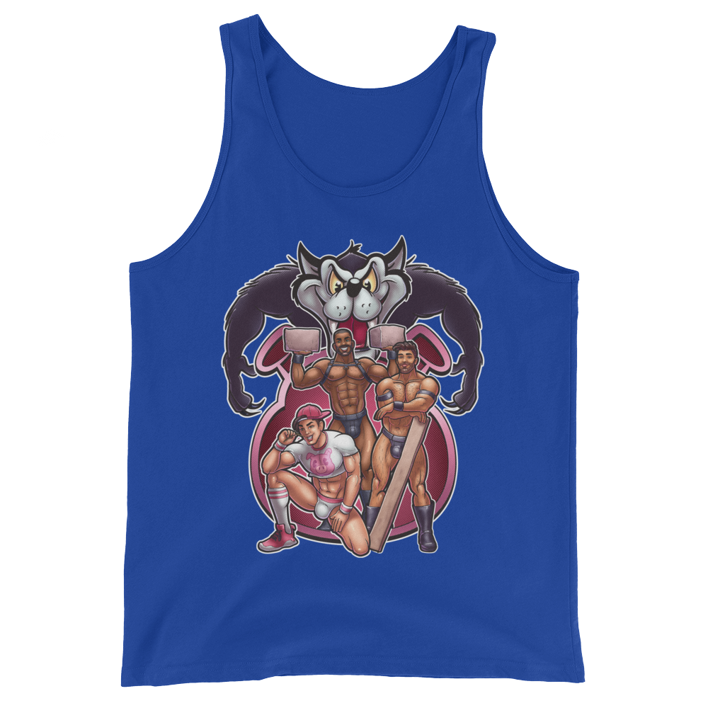 3 Little Pigs (Tank Top)-Tank Top-Swish Embassy