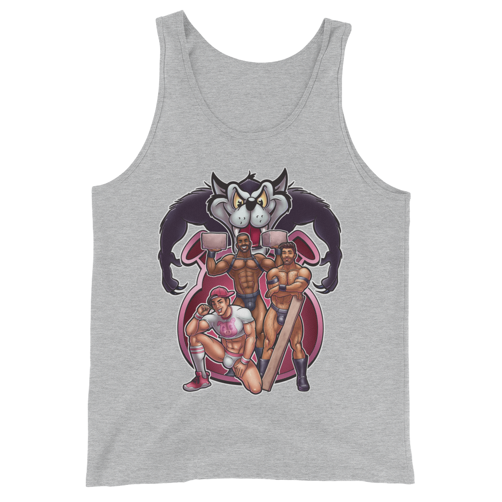 3 Little Pigs (Tank Top)-Tank Top-Swish Embassy