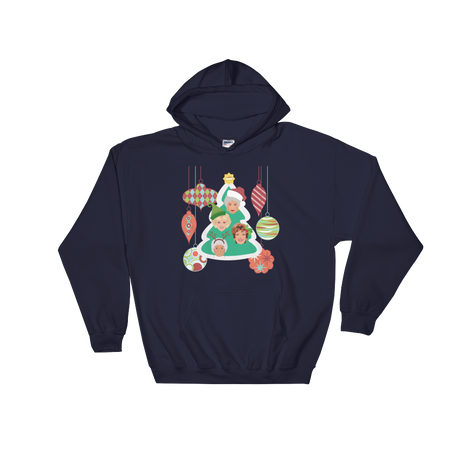 A Golden Christmas (Hoodie)-Christmas Hoodies-Swish Embassy