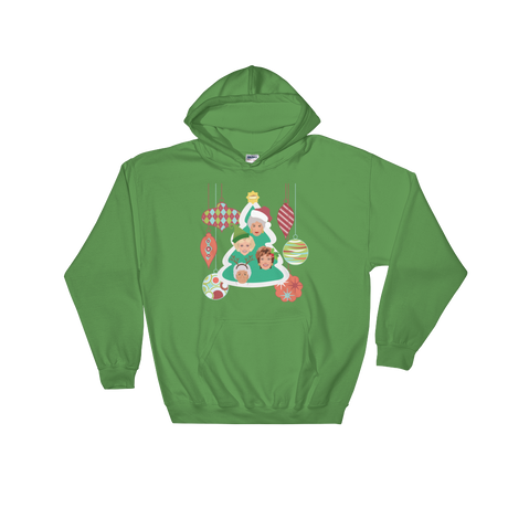 A Golden Christmas (Hoodie)-Christmas Hoodies-Swish Embassy