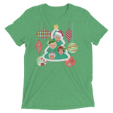 A Golden Christmas (Retail Triblend)-Triblend T-Shirt-Swish Embassy