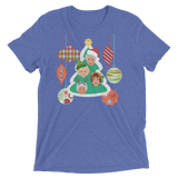 A Golden Christmas (Retail Triblend)-Triblend T-Shirt-Swish Embassy