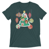 A Golden Christmas (Retail Triblend)-Triblend T-Shirt-Swish Embassy