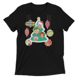 A Golden Christmas (Retail Triblend)-Triblend T-Shirt-Swish Embassy