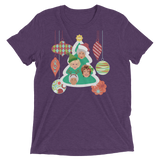 A Golden Christmas (Retail Triblend)-Triblend T-Shirt-Swish Embassy