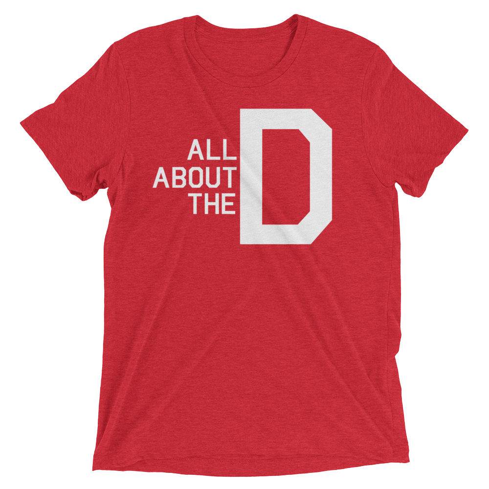 All About the D (Retail Triblend)-Triblend T-Shirt-Swish Embassy