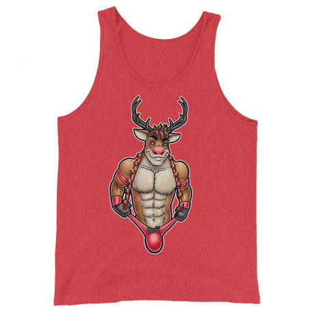 All the Reindeer Loved Him (Tank Top)-Christmas Tanks-Swish Embassy