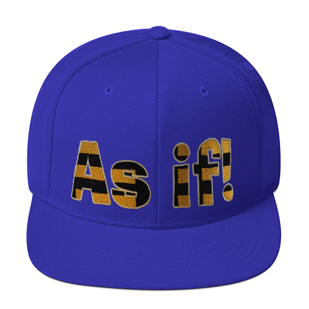 As If! (Baseball Cap)-Headwear-Swish Embassy