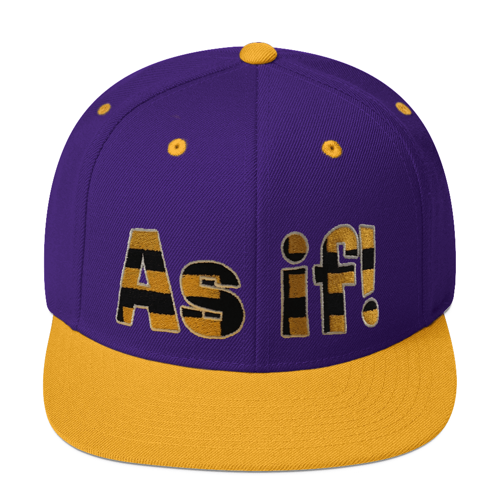 As If! (Baseball Cap)-Headwear-Swish Embassy