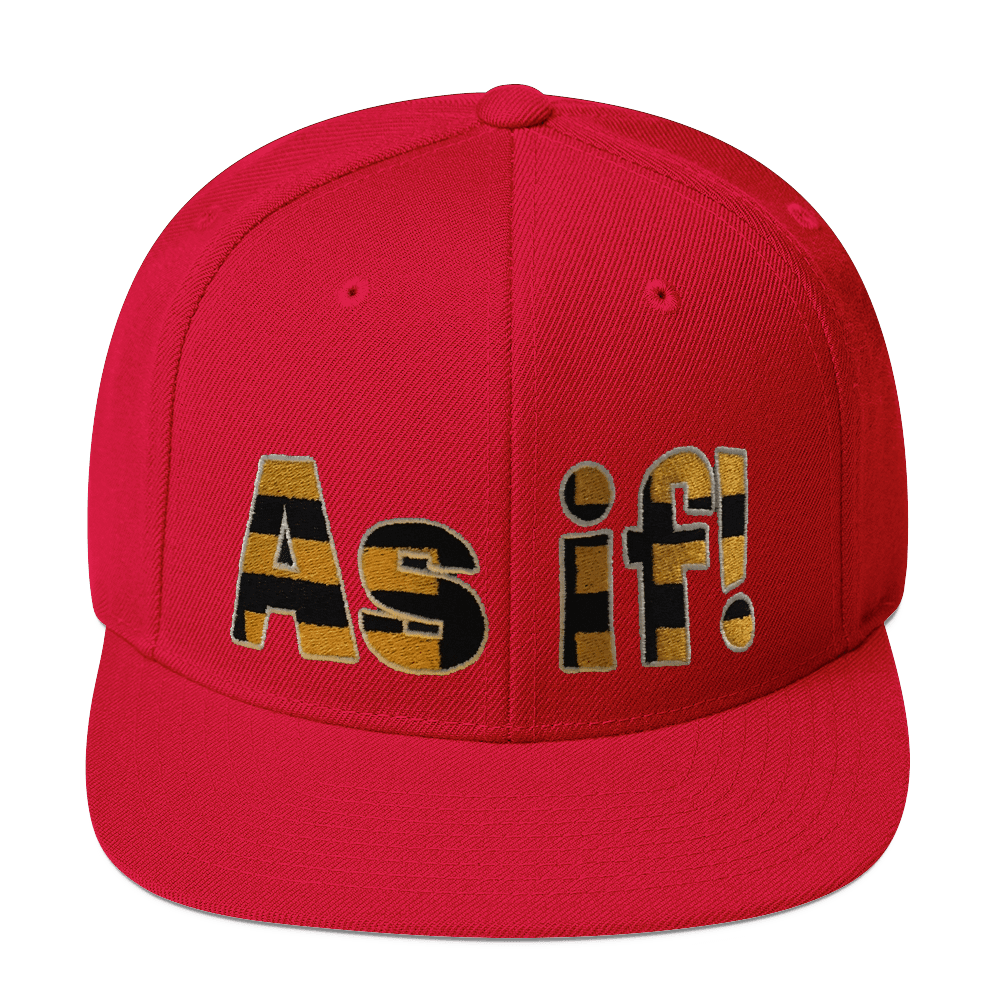 As If! (Baseball Cap)-Headwear-Swish Embassy