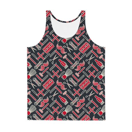 Barber Shop (Allover Tank Top)-Allover Tank Top-Swish Embassy