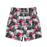 Battle Flamingo (Swim Trunks)-Swim Trunks-Swish Embassy