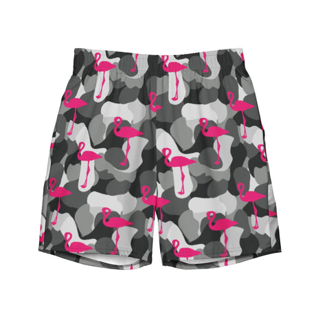 Battle Flamingo (Swim Trunks)-Swim Trunks-Swish Embassy