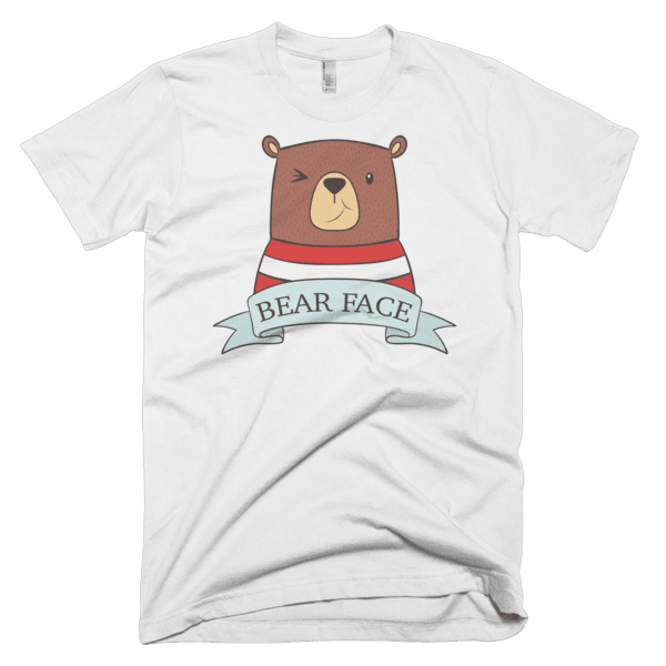 Bear Face-T-Shirts-Swish Embassy