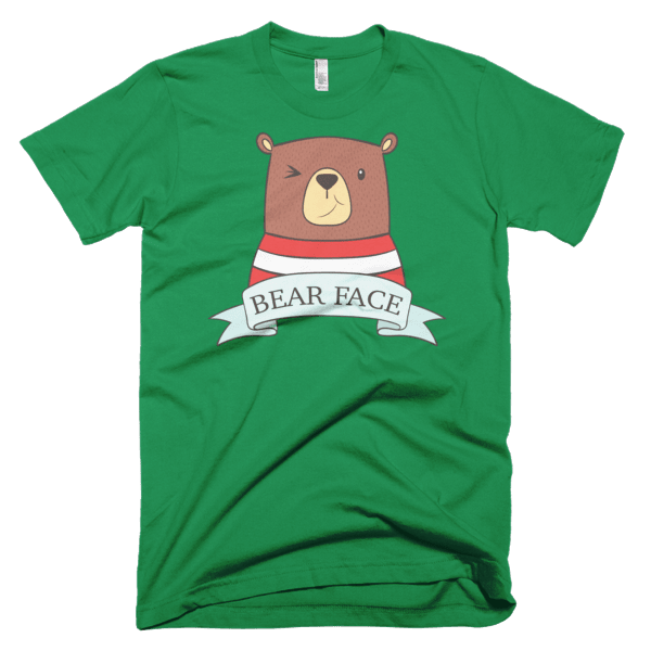 Bear Face-T-Shirts-Swish Embassy