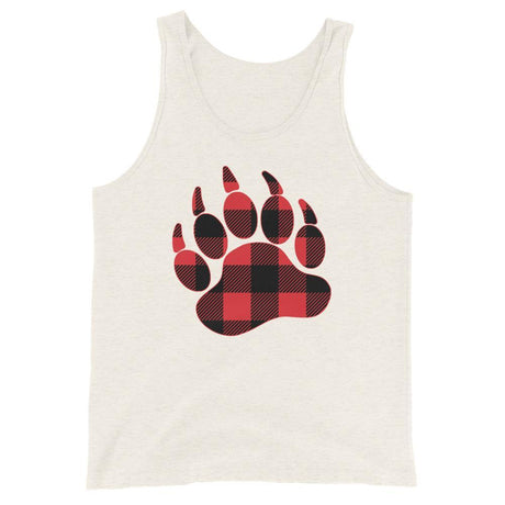 Bear Paw Plaid (Tank Top)-Tank Top-Swish Embassy