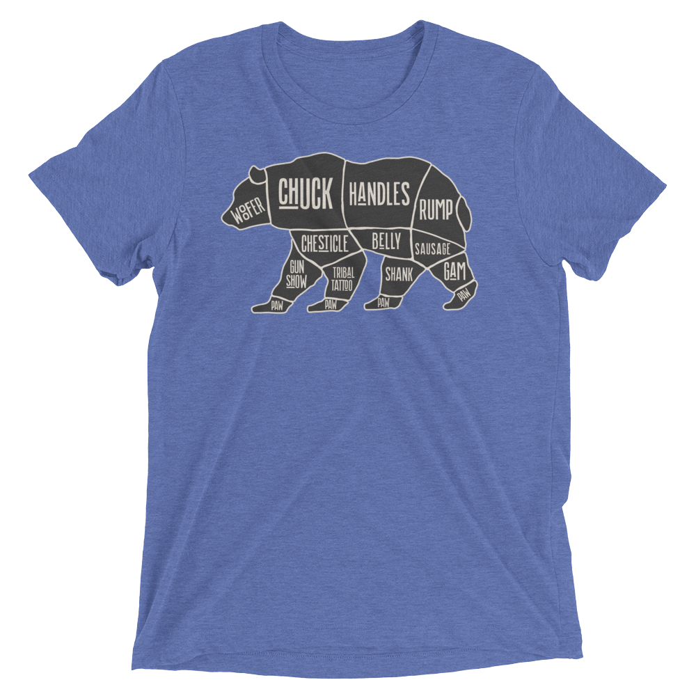 Bear's Anatomy (Retail Triblend)-Triblend T-Shirt-Swish Embassy