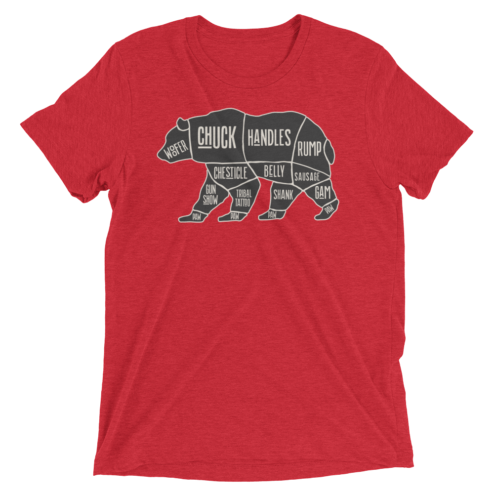 Bear's Anatomy (Retail Triblend)-Triblend T-Shirt-Swish Embassy