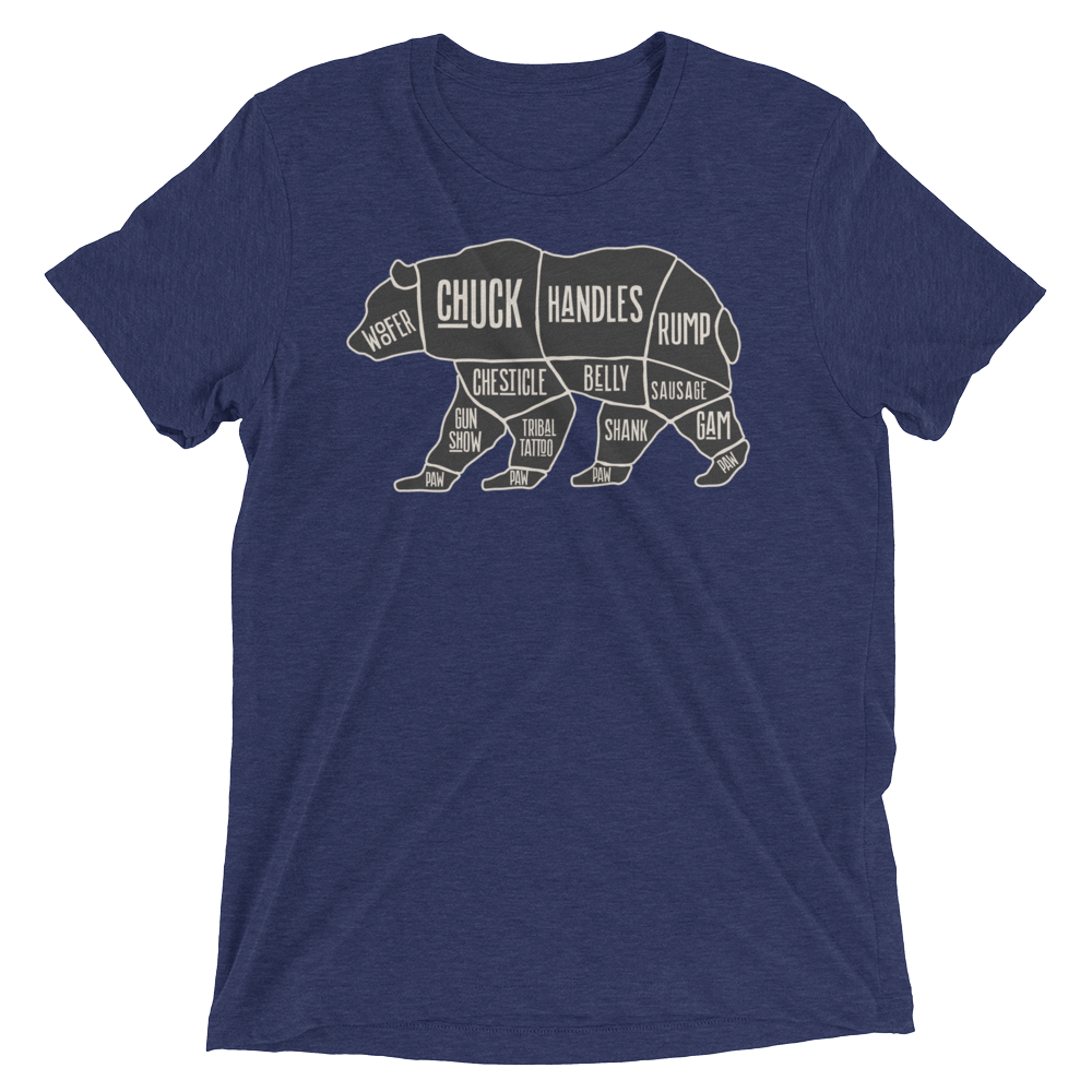 Bear's Anatomy (Retail Triblend)-Triblend T-Shirt-Swish Embassy