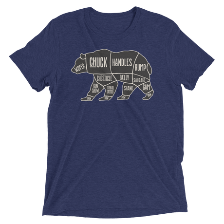 Bear's Anatomy (Retail Triblend)-Triblend T-Shirt-Swish Embassy