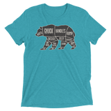 Bear's Anatomy (Retail Triblend)-Triblend T-Shirt-Swish Embassy