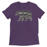 Bear's Anatomy (Retail Triblend)-Triblend T-Shirt-Swish Embassy