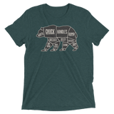 Bear's Anatomy (Retail Triblend)-Triblend T-Shirt-Swish Embassy