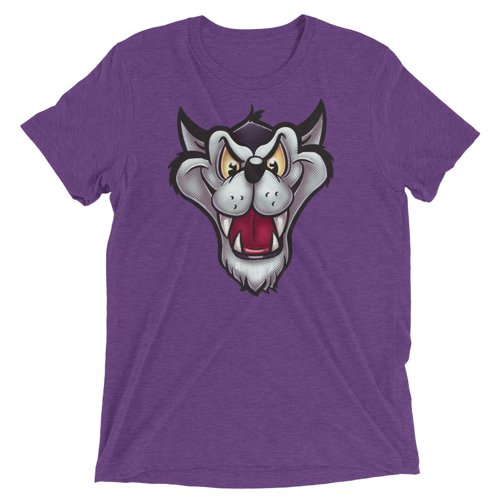 Big Bad Wolf (Retail Triblend)-Triblend T-Shirt-Swish Embassy