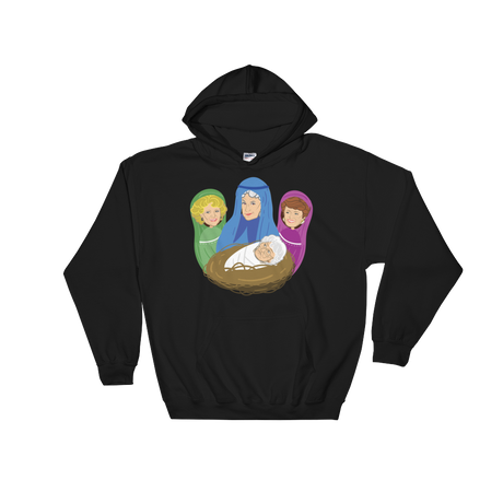 Birth of Cheesecake (Hoodie)-Christmas Hoodies-Swish Embassy