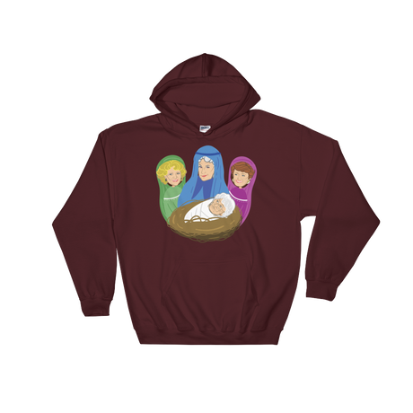 Birth of Cheesecake (Hoodie)-Christmas Hoodies-Swish Embassy