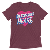 Bless Your Heart (Retail Triblend)-Triblend T-Shirt-Swish Embassy
