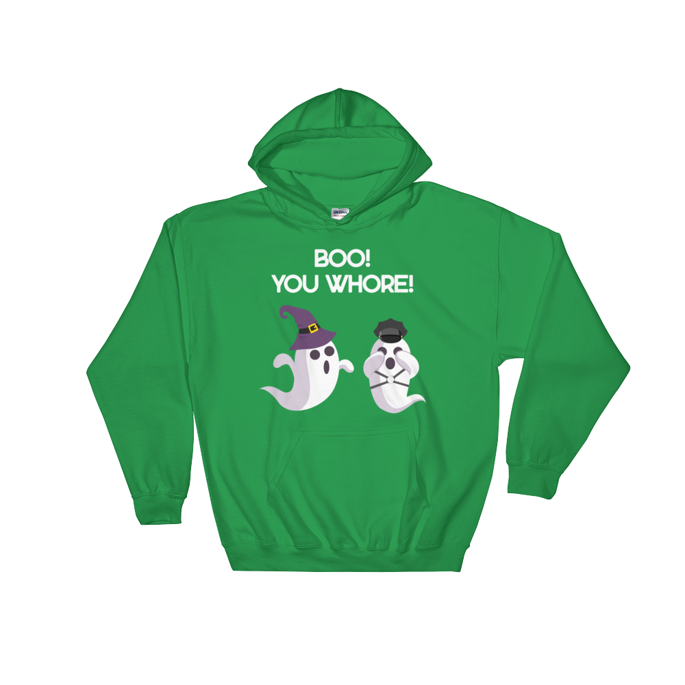 Boo, You Whore! (Hoodie)-Hoodie-Swish Embassy