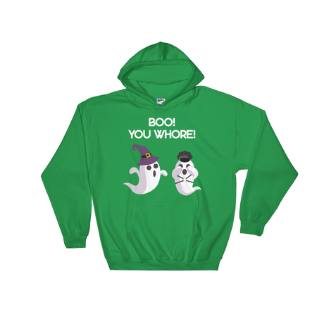 Boo, You Whore! (Hoodie)-Hoodie-Swish Embassy