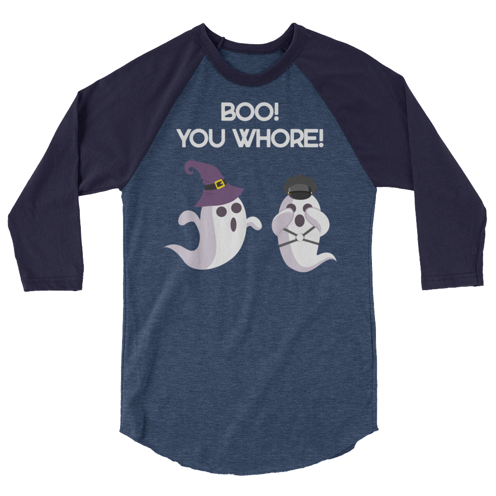 Boo! You Whore! (Raglan)-Raglan-Swish Embassy