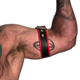 Buckle Armband with Color Piping-Leather-Swish Embassy