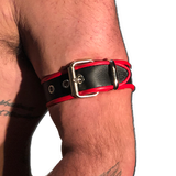 Buckle Armband with Color Piping-Leather-Swish Embassy