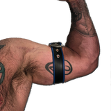 Buckle Armband with Color Piping-Leather-Swish Embassy