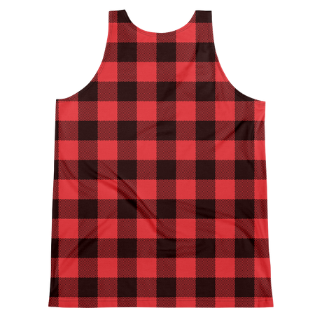 Buffalo Plaid (Allover Tank Top)-Allover Tank Top-Swish Embassy