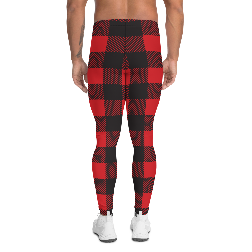 Buffalo Plaid Lumberjack (Leggings)-Meggings-Swish Embassy